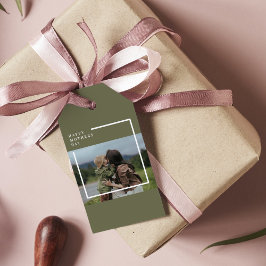 Etiquetas Para Regalos Regalo de Día de la Madre fotográfico personalizad