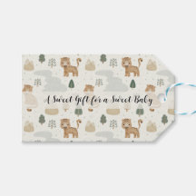 Regalo de Favor de Baby Shower con Patrón de Leopa