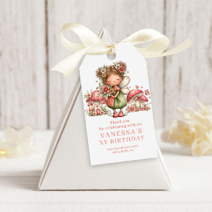 Etiquetas Para Regalos Regalo de Favor Floral Rosa Cumpleaños 3 de Dulce 