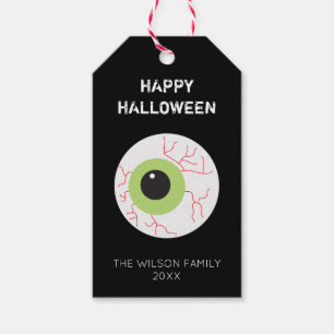 Etiquetas Para Regalos Regalo de Fiesta de halloween Scary Eyeball
