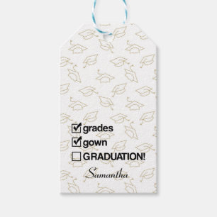 Etiquetas Para Regalos Regalo de graduación de nombre personalizado Gra