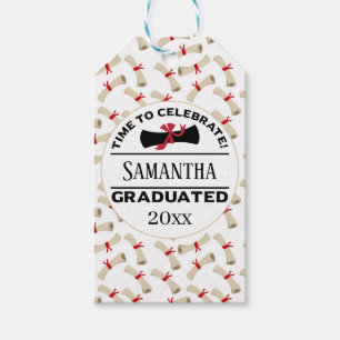 Etiquetas Para Regalos Regalo de graduación personalizado Hora De Celeb