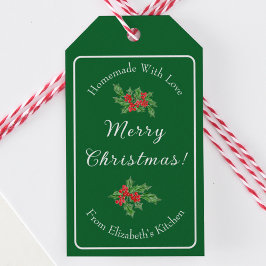 Etiquetas Para Regalos Regalo de Navidad Editable de Repostería Navideña 