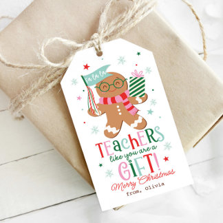 Etiquetas Para Regalos Regalo de Navidad para maestros