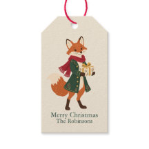 Regalo de Navidad personalizado del zorro del bosq