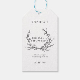 Etiquetas Para Regalos Regalo para Despedida de Soltera con Arte de Línea