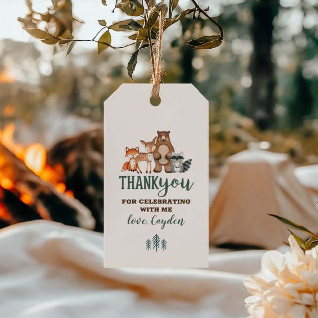 Etiquetas Para Regalos Regalo por el primer cumpleaños del animal salvaje (Subido por el creador)