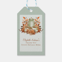 Etiquetas Para Regalos Regalos de Evento Floral de Fiesta de Té Boho Terr