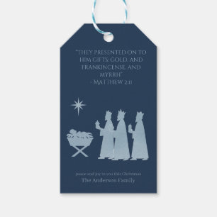 Etiquetas Para Regalos Regalos de los Magos - Escena de la Natividad de l