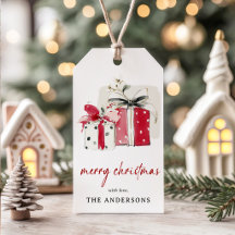 Regalos de Navidad en acuarela personalizados