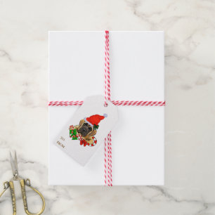 Etiquetas Para Regalos Regalos ingleses del navidad del mastín
