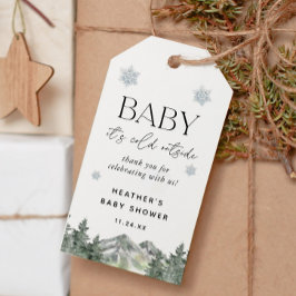 Etiquetas Para Regalos Regalos para Baby Shower de Baby It's Cold Outside