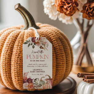Etiquetas Para Regalos Regalos para Baby Shower 'una pequeña calabaza' de