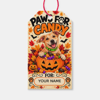 Etiquetas Para Regalos Regalos personalizados de Halloween para perros Pa
