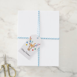 Etiquetas Para Regalos Renos Coloridos