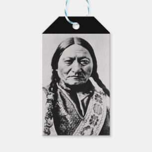 Etiquetas Para Regalos Renuncia el Jefe de Lakota: Sentando el Fuerte Bul