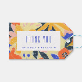 Etiquetas Para Regalos Resumen Boda personalizada Boda azul Gracias