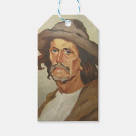 Etiquetas Para Regalos Retrato de un campesino (por Ipolit Strâmbu)