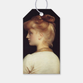 Etiquetas Para Regalos Retrato femenino desde atrás (de Frederic Leighton