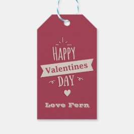 Etiquetas Para Regalos Retro lindo personalizado y personalizado feliz dí