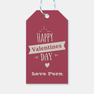 Etiquetas Para Regalos Retro lindo personalizado y personalizado feliz dí