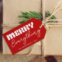 Retro Minimalista lindo amarre todo vacaciones roj