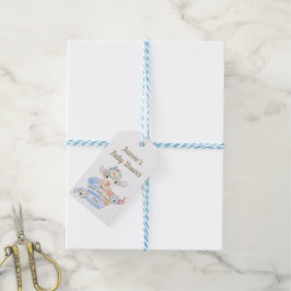 Etiquetas Para Regalos Revelación de género neutro rosa azul corderito be