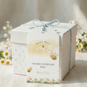 Etiquetas Para Regalos Revelación del sexo de la abeja • ¿Qué será el beb