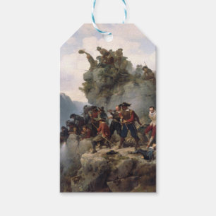 Etiquetas Para Regalos Riflemen defendiendo un paso de montaña (Karl Less