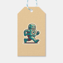 Etiquetas Para Regalos Robot Runner