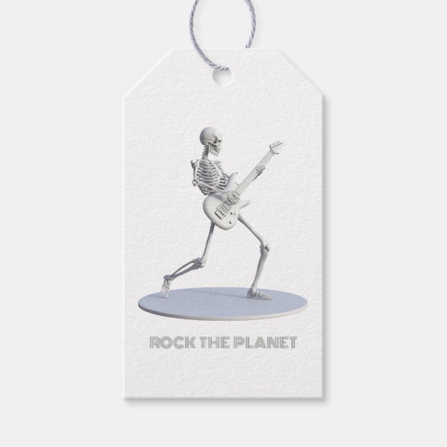 Etiquetas Para Regalos Rock the Planet (Anverso)