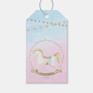 Etiquetas Para Regalos Rockefeller Blue Pink Gender Neutral Baby Shower