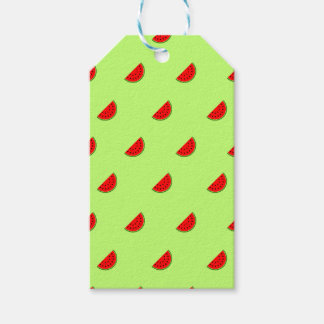 Etiquetas Para Regalos Rodaja de sandía verde arte acuarela