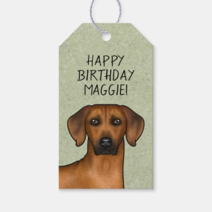 Etiquetas Para Regalos Rodeosiano Ridgeback Perro de raza león africano V