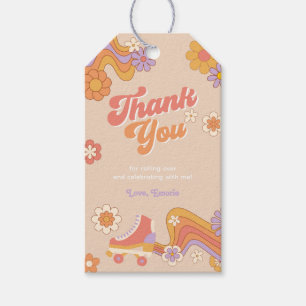 Etiquetas Para Regalos Roller Skate Birthday Favor Tag