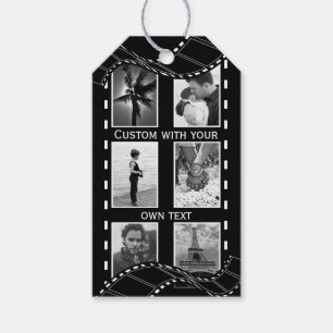 Etiquetas Para Regalos Rollo de película blanco y negro