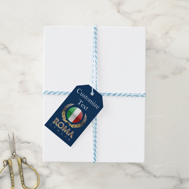 Etiquetas Para Regalos Roma (Con cuerda)