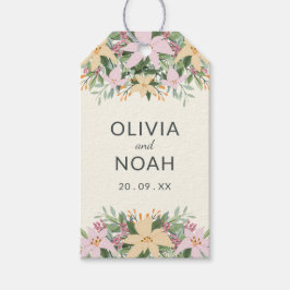 Etiquetas Para Regalos Romantic floral wreath wedding