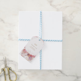 Etiquetas Para Regalos Romántica Primavera Flor rosa Wedding Favor Hang E