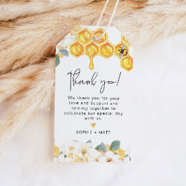 Etiquetas Para Regalos ROMY Rústico Floral Abeja Bumble