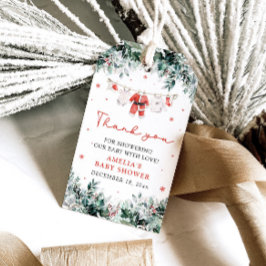 Etiquetas Para Regalos Ropa de bebé en línea de Navidad de Santa Bebé Fie
