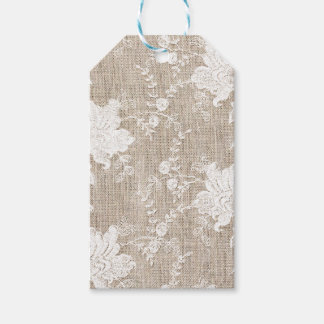 Etiquetas Para Regalos Ropa rústica tradicional de vintage y encaje