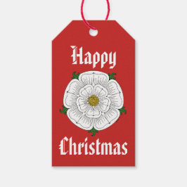 Etiquetas Para Regalos Rosa Blanca de York