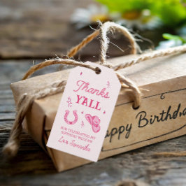 Etiquetas Para Regalos Rosa Cowgirl Boots Rodeo