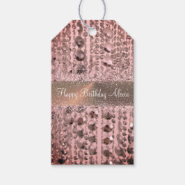 Etiquetas Para Regalos Rosa de moda Rubor