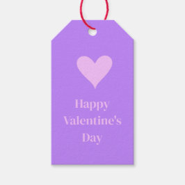 Etiquetas Para Regalos Rosa: El día de San Valentín púrpura