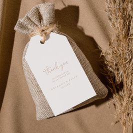 Etiquetas Para Regalos Rosa Gold Love Fancy Script Boda Gracias