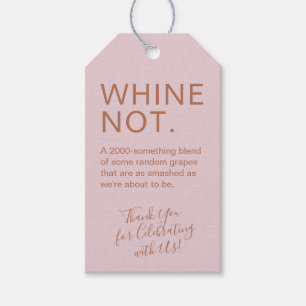 Etiquetas Para Regalos Rosa Gold Pink Birthday Funny Personalizado Favor 