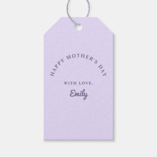 Etiquetas Para Regalos Rosa Pastel Día de la Madre