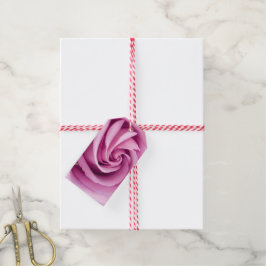 Etiquetas Para Regalos Rosa rosa doblada a la perfección
